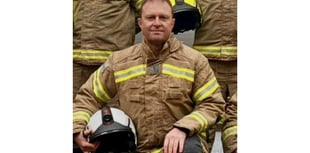 Fire service pay tribute to retiring Liskeard Watch Manager
