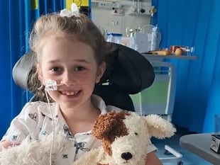 Eight year old's life turned upside down after stroke