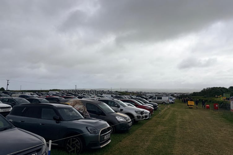 Parking at the Royal Cornwall Show. (Picture: Mark Stevens) 