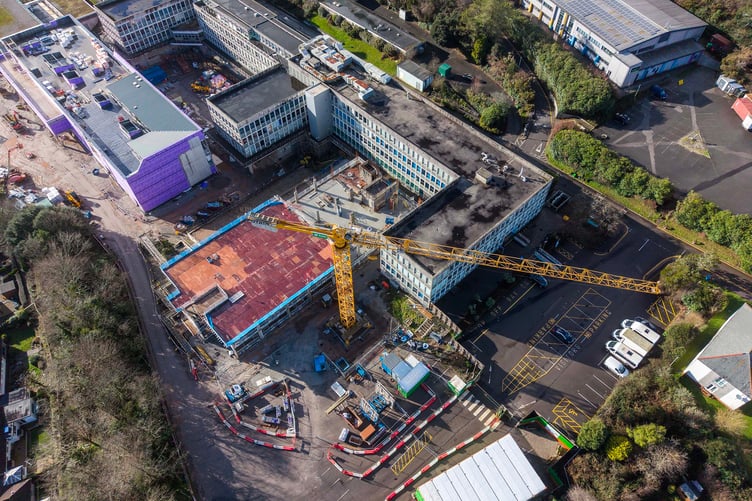 The Cornwall College St Austell campus is being redeveloped. (Picture: Paul Williams)