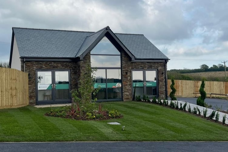 The sales centre at the 'Kemeneth' development on Priory Road in Bodmin (Picture: Persimmon Homes)