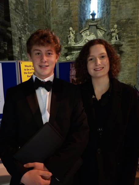 Rupert and Florence Castleden have both received funding grants from the Sue Hooper Charitable Trust