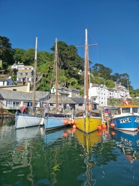For the first time in a century three original Polperro Gaffers, traditional sail-fishing boats built in Looe in the late 19th and early 20th centuries, are now based back in their home port – the Elizabeth Mary, the Nellie and the Vilona May