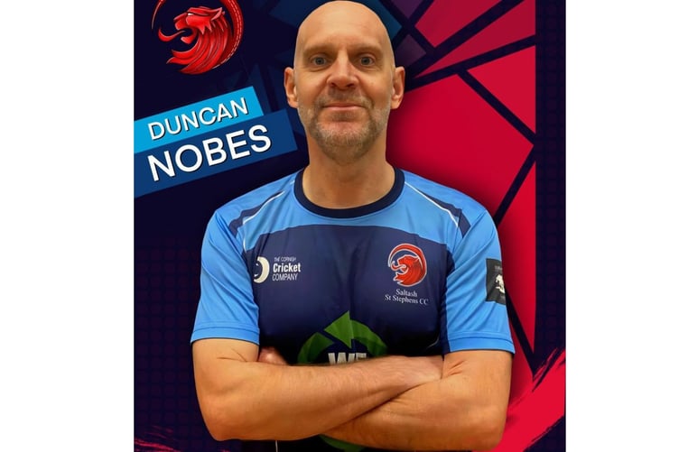 Saltash CC batsman Duncan Nobes