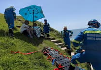 Coastguard called out to help walker after coast path fall