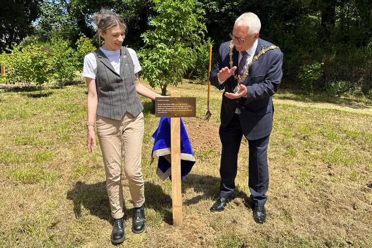 In the grounds, an elder tree was planted in her memory, alongside the unveiling of a new plaque marking the centenary of Emily's death.