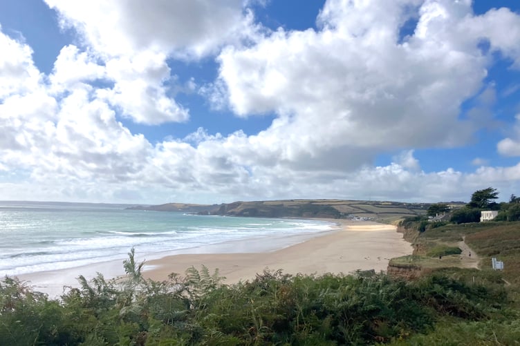 The huge beach at Praa Sands in Cornwall. (Picture: Andrew Townsend)
