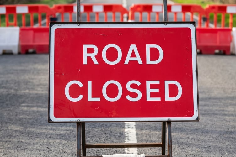 Road closure updates powered by the Public Notice Portal