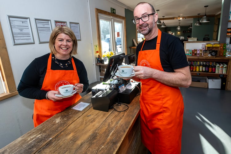 Alison & Paddy Talen from Trevithick & Trays Farm Shop & Cafe at London Apprentice.