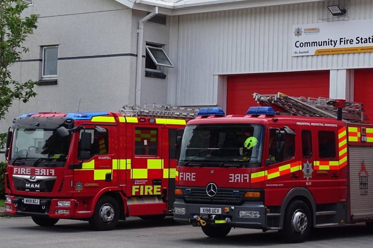 St Austell Fire Station.