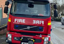 Firefighters tackle blaze at large barn in Cornish countryside