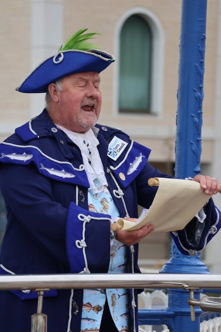 Torpoint town crier David Green was among the prize winners at the recent Bognor Regis Town Crier competition