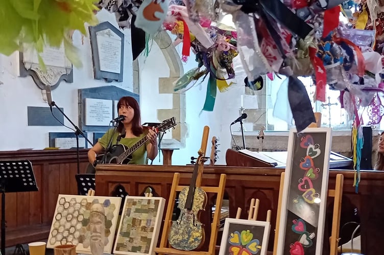 Annie Faux Pas performing (Picture: Jess Parr)