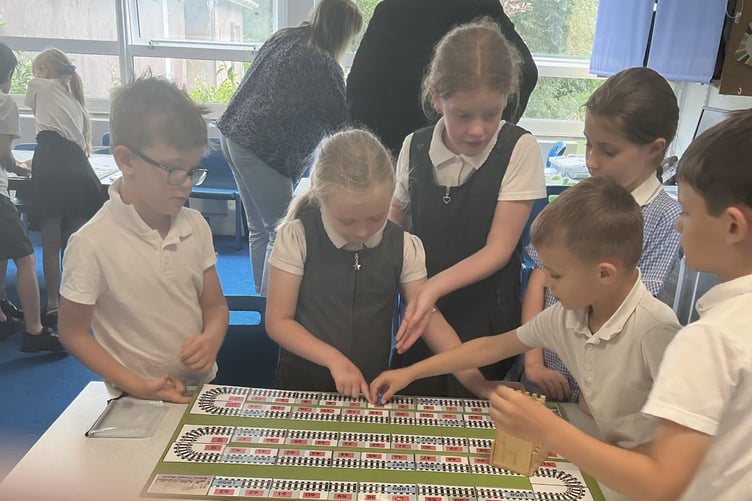 Youngsters from Brunel Primary and Nursery Academy taking part in Brunel Day