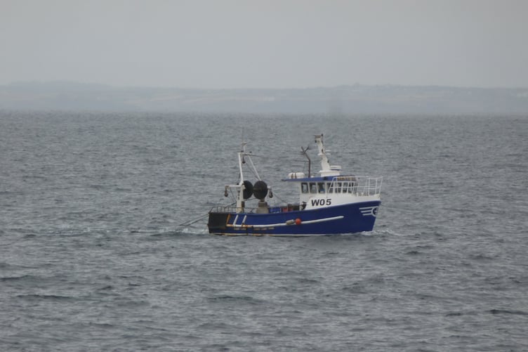 A fishing vessel off Penzance. (Picture: Andrew Townsend)