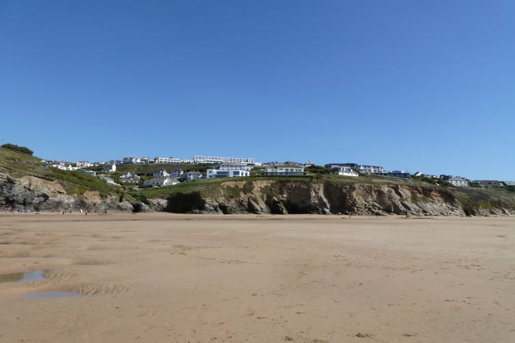 Mawgan Porth beach provides an enormous expanse of sand when the tide is out. (Picture: Andrew Townsend)
