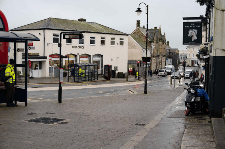 The Parade in Liskeard where the proposed ad-screen would have been located (Picture: Cornwall Council)