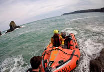 RNLI rescues man cut off by tide on Polmear Island