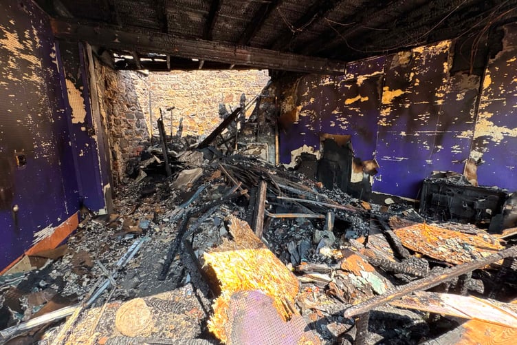 St Austell fire aftermath 2.
