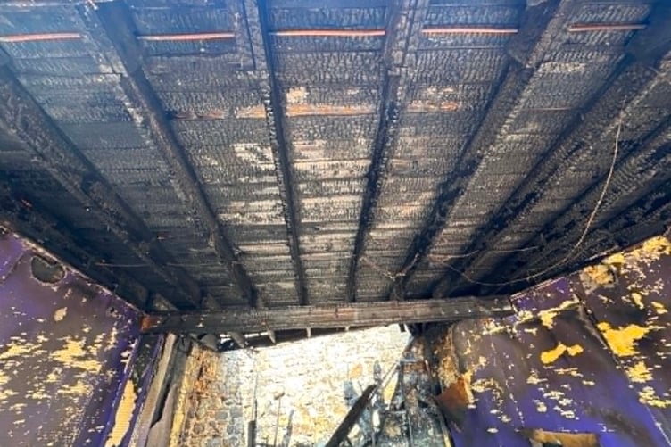 St Austell fire aftermath 3.