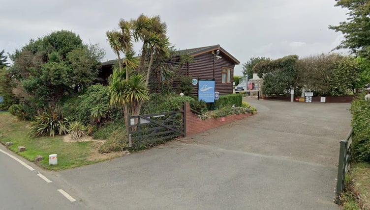 Plans have been submitted to build 20 new homes on part of a holiday park in Polruan (Picture: Google Maps)