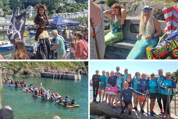 Polperro Water Carnival.