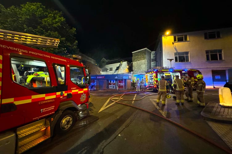 St Austell fire 1.