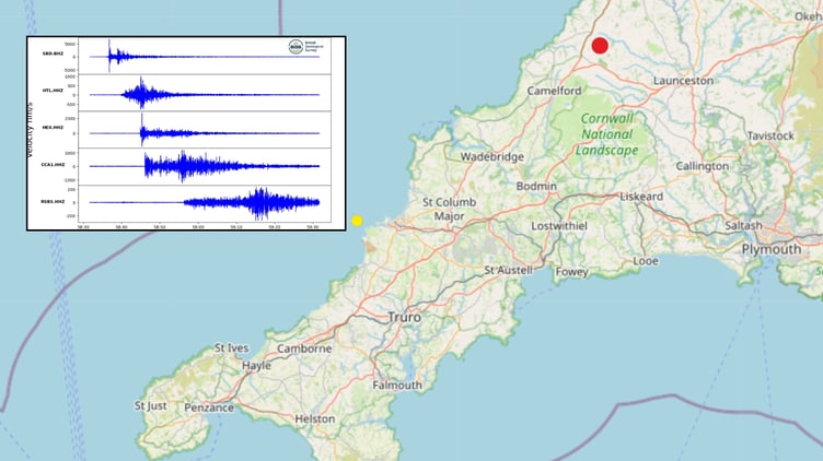 Warbstow Earthquake