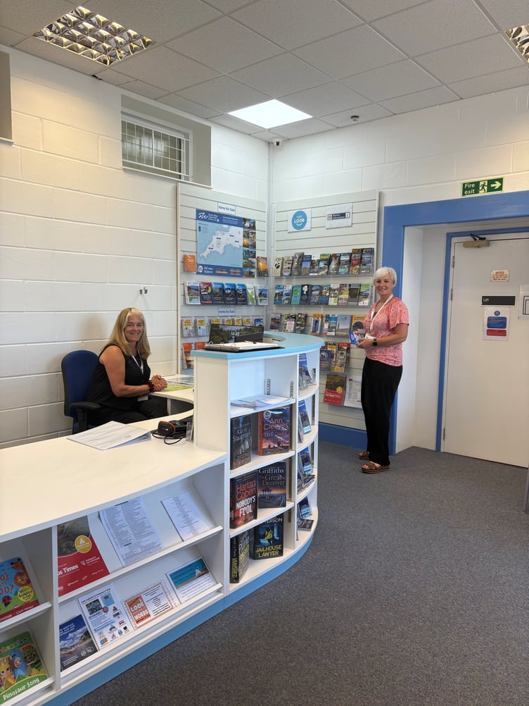 A fresh new look awaits visitors to Looe Library and Community hub