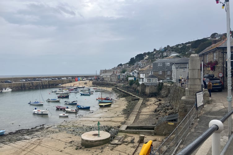 Boats in the harbour at Mousehole in the west of Cornwall. (Picture: Andrew Townsend)