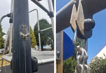 Vandalism forces removal of damaged swings at play area