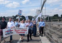 Hundreds unite across Tamar Bridge calling for end to “unfair” tolls