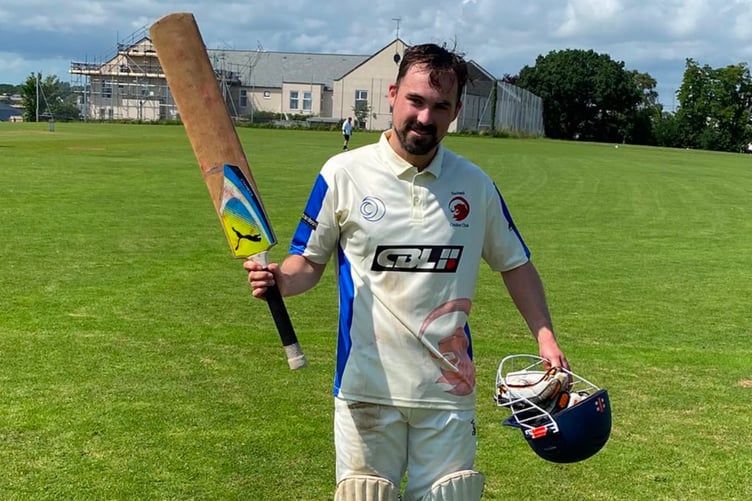 Saltash's Ryan Bailey starred with both bat and ball in his side's victory over South Petherwin (Picture: Saltash CC)