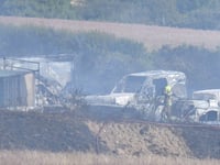 Major blaze extinguished by six fire crews