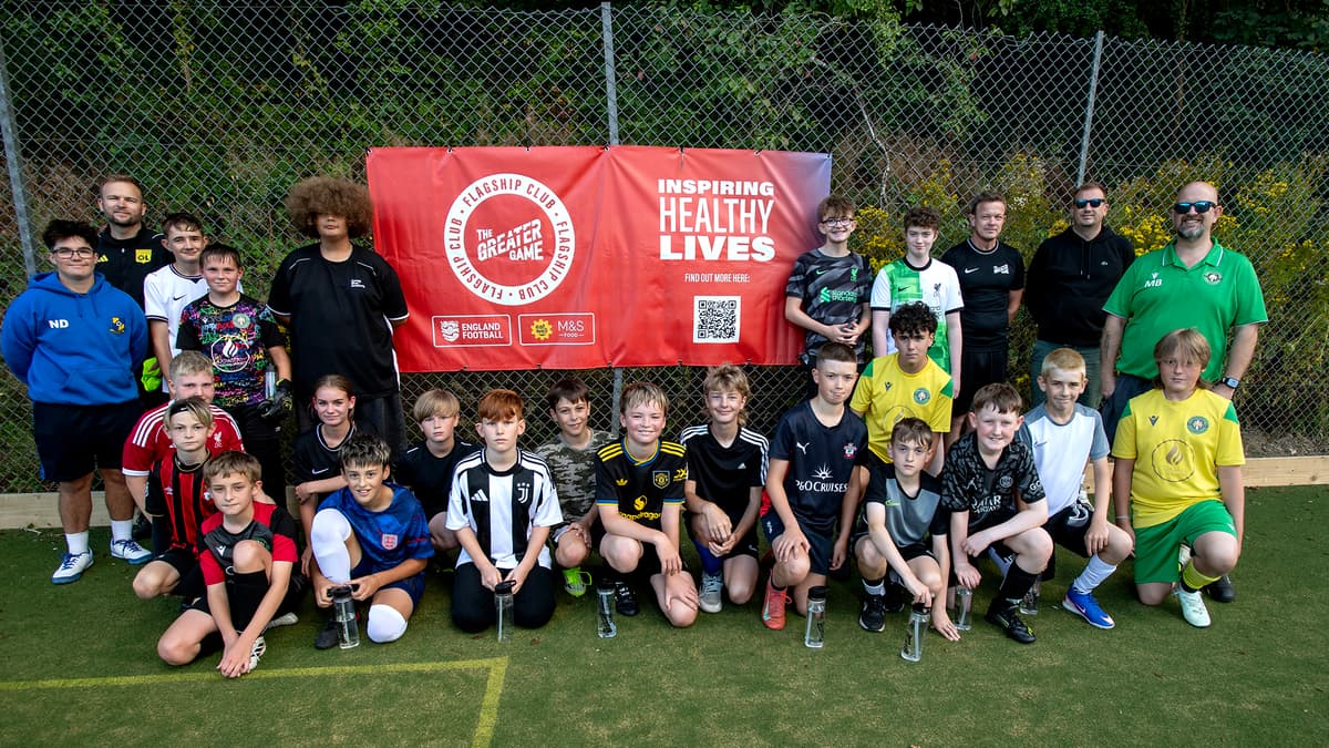 Local youth team becomes first Cornish club to join health and wellbeing initiative