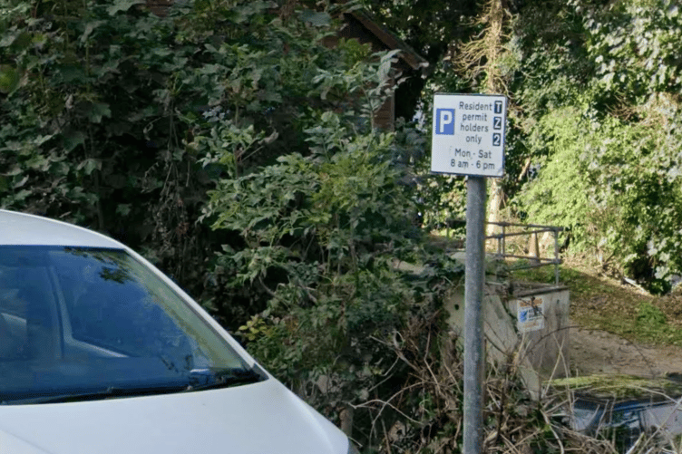 A Residential Permit Zone on Strangways Terrace in Truro (Picture: Google)