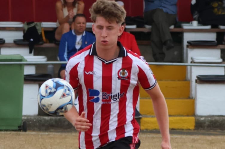 Fin Wilkes of Saltash United.