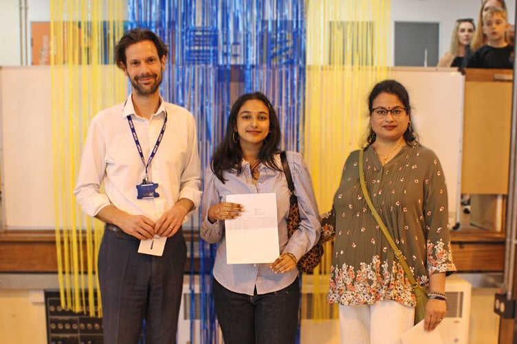Students at Liskeard School & Community College eagerly opened their results