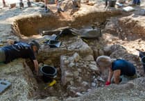 Medieval village walls unearthed at community dig in south east Cornwall