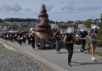 Poo protest staged against housing plans