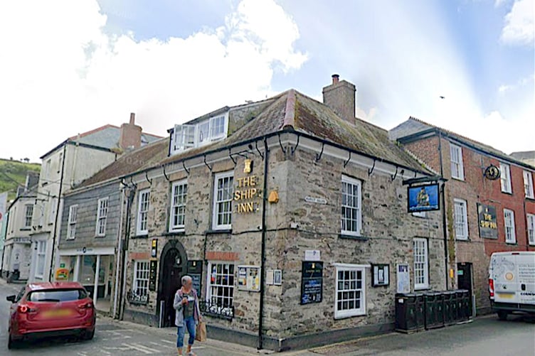 The historic Ship Inn in the centre of Mevagissey. (Picture: Google)