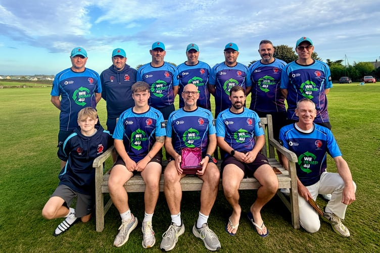 Saltash IIs won the Division Six East title for 2026. Pictured (left to right), Back Row: Alex Johnson, Joe Page, Gary Turner, Jim Matthews, Shayn Rencher, Mark Stevens, Andy Dare
Front row: Riley Stevens, Callum Iles-Wright, Duncan Nobes, Ryan Bailey, Mickey Martin.