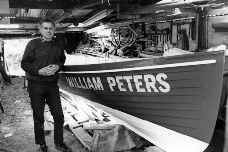 Ralph with the William Peters gig he built for the Roseland club in 1987