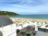 Beautiful beach where world leaders gathered