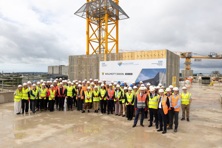 University Hospitals Plymouth NHS Trust (UHP) has marked the completion of the main structural framework of its new Emergency Care Building (ECB), with construction now moving into its next phase