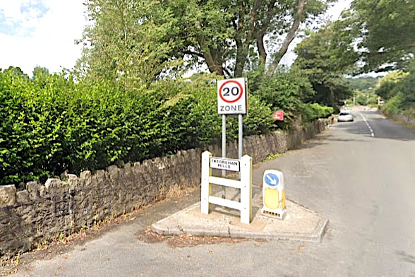 The fire service was called to a motorcycle on fire at Tregrehan Mills. (Picture: Google)