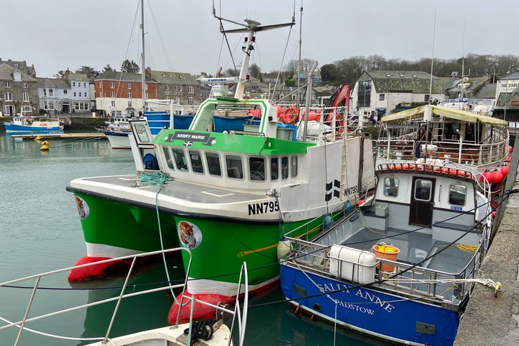 Vessels in the harbour at Padstow in Cornwall. (Picture: Andrew Townsend)