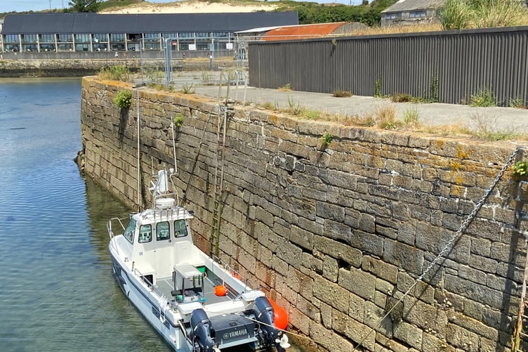 A boat moored up at Hayle in the west of Cornwall. (Picture: Andrew Townsend)