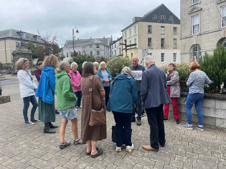 Guided tours featuring the history of the town were just part of the Liskeard Unlocked events