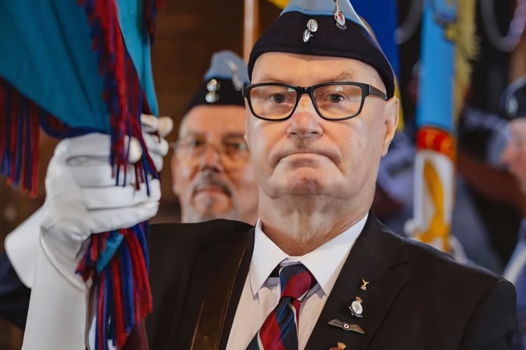 RAF veteran Bob Barwise from St Blazey is planning to undertake a wing walk.